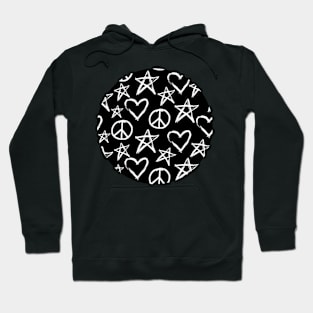 Peace - Love - Star Hoodie